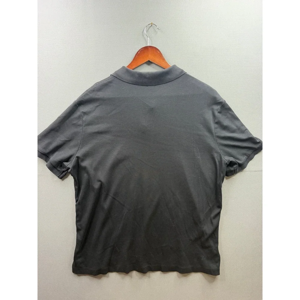 Polo Ralph Lauren Polo Shirt Mens Black Classic Fit Short Sleeve Large
